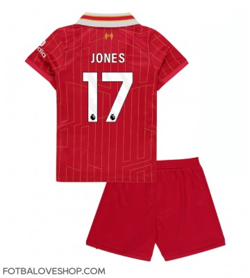 Liverpool Curtis Jones #17 Dětské Domácí Dres 2024-25 Krátký Rukáv (+ trenýrky)